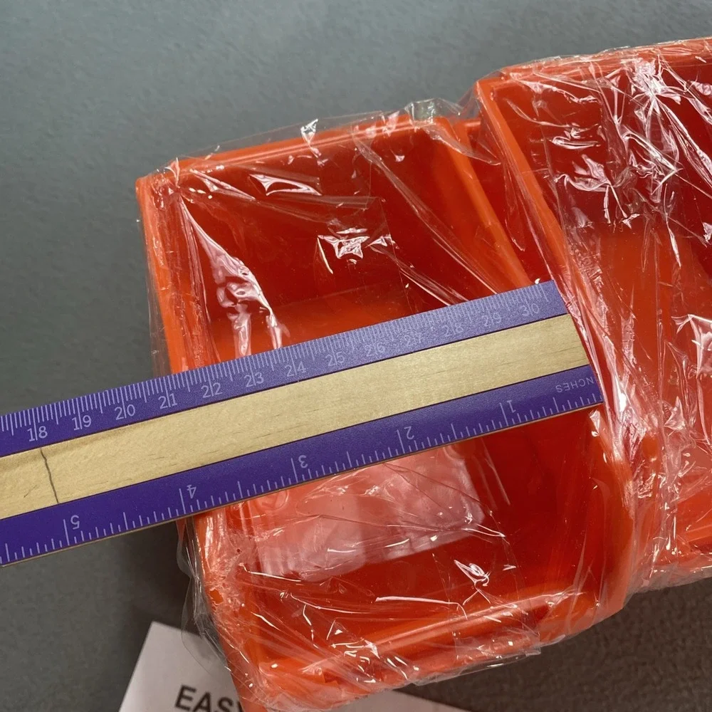 Torack Wall Mounted Storage Bins Orange 20 Pieces 6